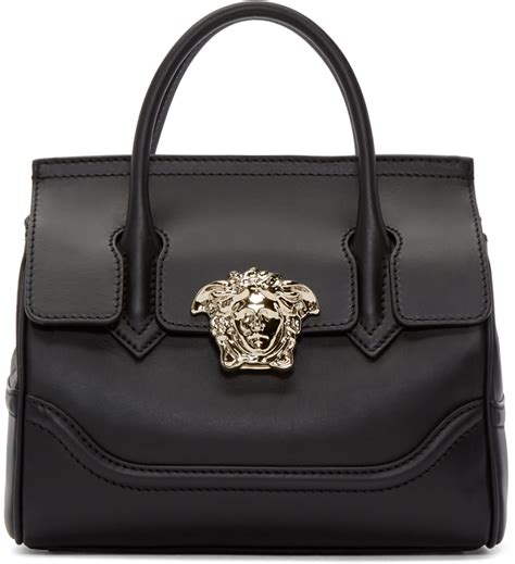 versace lether bags made in itali|versace black label purses.